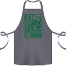 Eat Drink & Be Irish Funny St Patricks Day Cotton Apron 100% Organic Steel