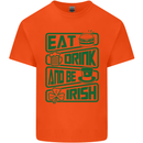 Eat Drink & Be Irish Funny St Patricks Day Kids T-Shirt Childrens Orange