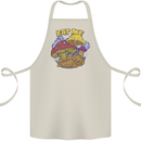 Eat Me Mushroom Fungi Mycology Cotton Apron 100% Organic Natural