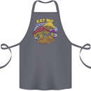 Eat Me Mushroom Fungi Mycology Cotton Apron 100% Organic Steel