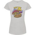 Eat Me Mushroom Fungi Mycology Womens Petite Cut T-Shirt Sports Grey