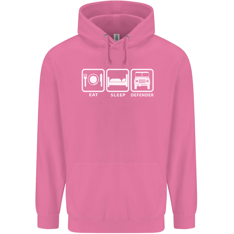 Eat Sleep 4X4 Off Road Roading Car Childrens Kids Hoodie Azalea