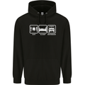 Eat Sleep 4X4 Off Road Roading Car Childrens Kids Hoodie Black