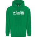 Eat Sleep 4X4 Off Road Roading Car Childrens Kids Hoodie Irish Green