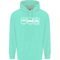 Eat Sleep 4X4 Off Road Roading Car Childrens Kids Hoodie Peppermint