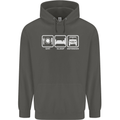 Eat Sleep 4X4 Off Road Roading Car Childrens Kids Hoodie Storm Grey