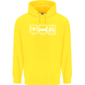 Eat Sleep 4X4 Off Road Roading Car Childrens Kids Hoodie Yellow