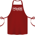 Eat Sleep 4X4 Off Road Roading Car Cotton Apron 100% Organic Maroon