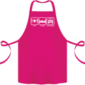 Eat Sleep 4X4 Off Road Roading Car Cotton Apron 100% Organic Pink