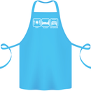 Eat Sleep 4X4 Off Road Roading Car Cotton Apron 100% Organic Turquoise
