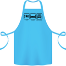 Eat Sleep 4X4 Off Road Roading Car Cotton Apron 100% Organic Turquoise