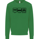 Eat Sleep 4X4 Off Road Roading Car Kids Sweatshirt Jumper Irish Green
