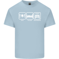 Eat Sleep 4X4 Off Road Roading Car Kids T-Shirt Childrens Light Blue