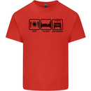 Eat Sleep 4X4 Off Road Roading Car Kids T-Shirt Childrens Red
