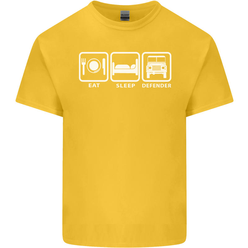 Eat Sleep 4X4 Off Road Roading Car Kids T-Shirt Childrens Yellow