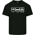 Eat Sleep 4X4 Off Road Roading Car Mens Cotton T-Shirt Tee Top Black