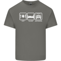 Eat Sleep 4X4 Off Road Roading Car Mens Cotton T-Shirt Tee Top Charcoal