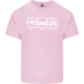 Eat Sleep 4X4 Off Road Roading Car Mens Cotton T-Shirt Tee Top Light Pink