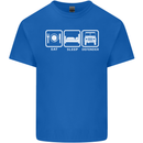 Eat Sleep 4X4 Off Road Roading Car Mens Cotton T-Shirt Tee Top Royal Blue