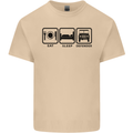 Eat Sleep 4X4 Off Road Roading Car Mens Cotton T-Shirt Tee Top Sand