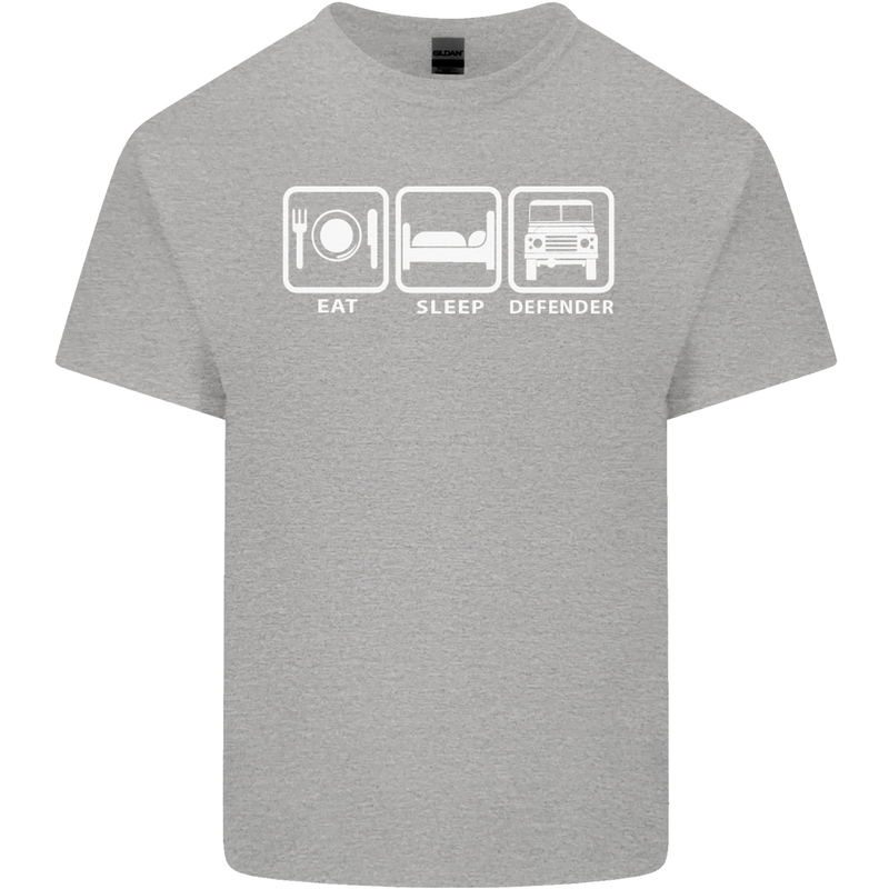 Eat Sleep 4X4 Off Road Roading Car Mens Cotton T-Shirt Tee Top Sports Grey