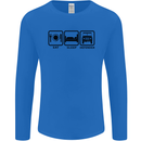 Eat Sleep 4X4 Off Road Roading Car Mens Long Sleeve T-Shirt Royal Blue