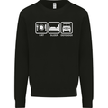 Eat Sleep 4X4 Off Road Roading Car Mens Sweatshirt Jumper Black