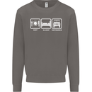 Eat Sleep 4X4 Off Road Roading Car Mens Sweatshirt Jumper Charcoal