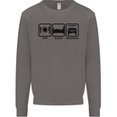 Eat Sleep 4X4 Off Road Roading Car Mens Sweatshirt Jumper Charcoal