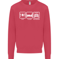 Eat Sleep 4X4 Off Road Roading Car Mens Sweatshirt Jumper Heliconia