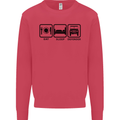 Eat Sleep 4X4 Off Road Roading Car Mens Sweatshirt Jumper Heliconia