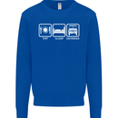 Eat Sleep 4X4 Off Road Roading Car Mens Sweatshirt Jumper Royal Blue