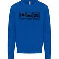 Eat Sleep 4X4 Off Road Roading Car Mens Sweatshirt Jumper Royal Blue