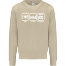 Eat Sleep 4X4 Off Road Roading Car Mens Sweatshirt Jumper Sand