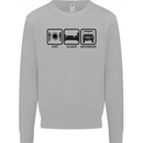 Eat Sleep 4X4 Off Road Roading Car Mens Sweatshirt Jumper Sports Grey