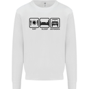 Eat Sleep 4X4 Off Road Roading Car Mens Sweatshirt Jumper White