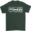 Eat Sleep 4X4 Off Road Roading Car Mens T-Shirt Cotton Gildan Forest Green