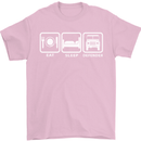Eat Sleep 4X4 Off Road Roading Car Mens T-Shirt Cotton Gildan Light Pink