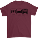 Eat Sleep 4X4 Off Road Roading Car Mens T-Shirt Cotton Gildan Maroon