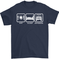 Eat Sleep 4X4 Off Road Roading Car Mens T-Shirt Cotton Gildan Navy Blue