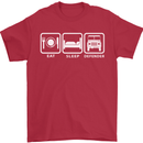 Eat Sleep 4X4 Off Road Roading Car Mens T-Shirt Cotton Gildan Red