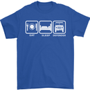 Eat Sleep 4X4 Off Road Roading Car Mens T-Shirt Cotton Gildan Royal Blue
