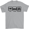 Eat Sleep 4X4 Off Road Roading Car Mens T-Shirt Cotton Gildan Sports Grey