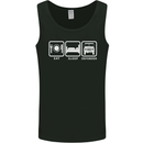 Eat Sleep 4X4 Off Road Roading Car Mens Vest Tank Top Black