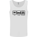 Eat Sleep 4X4 Off Road Roading Car Mens Vest Tank Top White