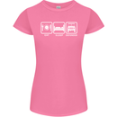 Eat Sleep 4X4 Off Road Roading Car Womens Petite Cut T-Shirt Azalea