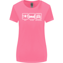 Eat Sleep 4X4 Off Road Roading Car Womens Wider Cut T-Shirt Azalea