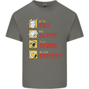 Eat Sleep Anime Repeat Kids T-Shirt Childrens Charcoal