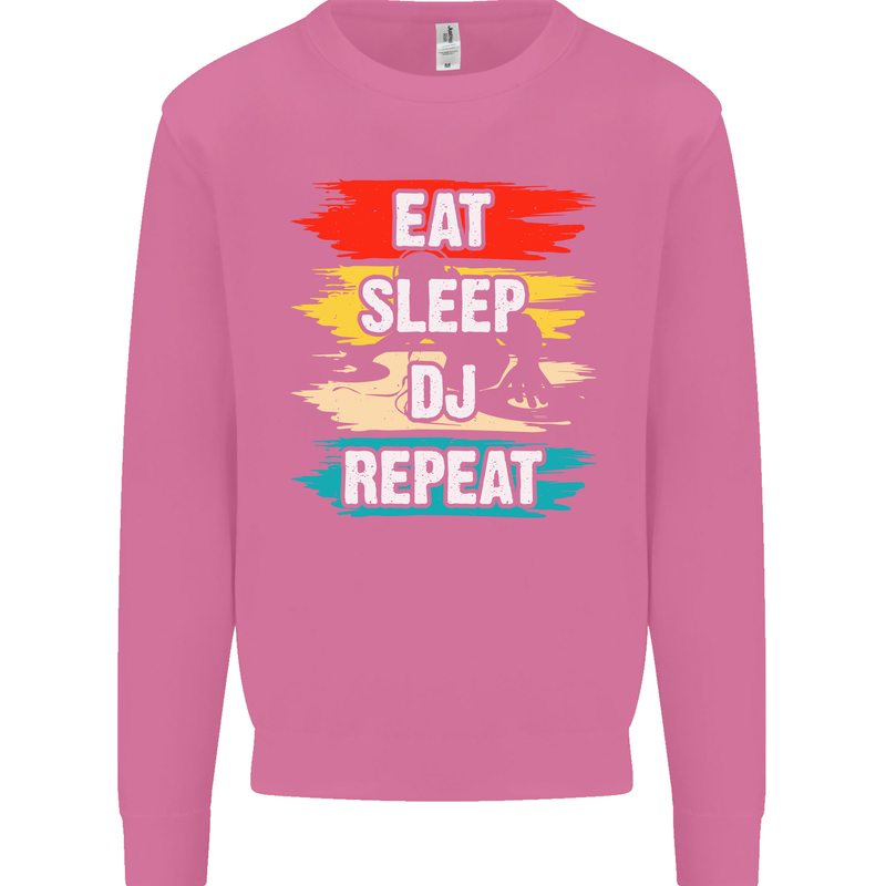 Eat Sleep DJ Repeat DJing Music Mens Sweatshirt Jumper Azalea