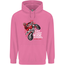 Eat Sleep Ride Motocross Dirt Bike MotoX Mens 80% Cotton Hoodie Azelea